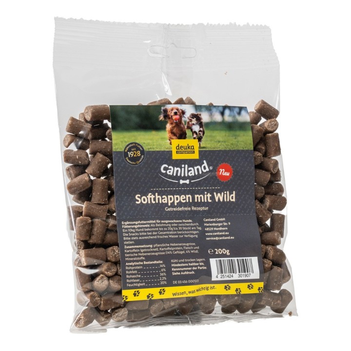 Caniland Softhappen Getreidefrei mit Wild - Sparpaket: 2 x 200 g