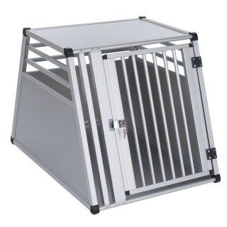 Autohundebox AluRide - B 65 x T 92 x H 65 cm (Größe M)