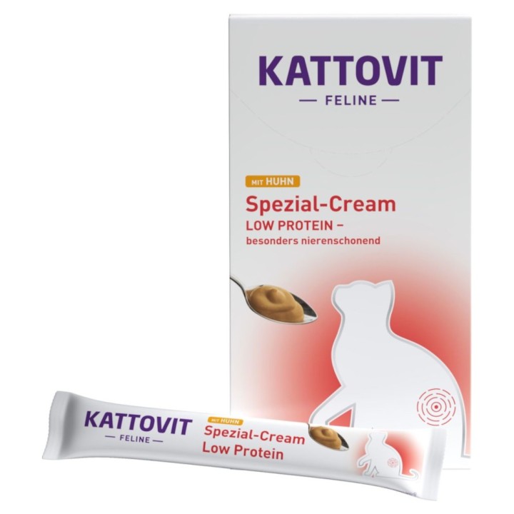 Kattovit Spezial-Cream Low Protein - Sparpaket: Huhn (24 x 15 g)