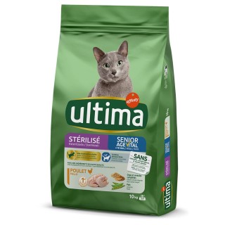 Ultima Cat Sterilized Senior Huhn - 10 kg
