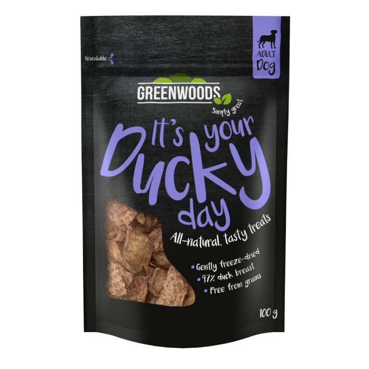 Greenwoods Nuggets Ente - Sparpaket: 5 x 100 g