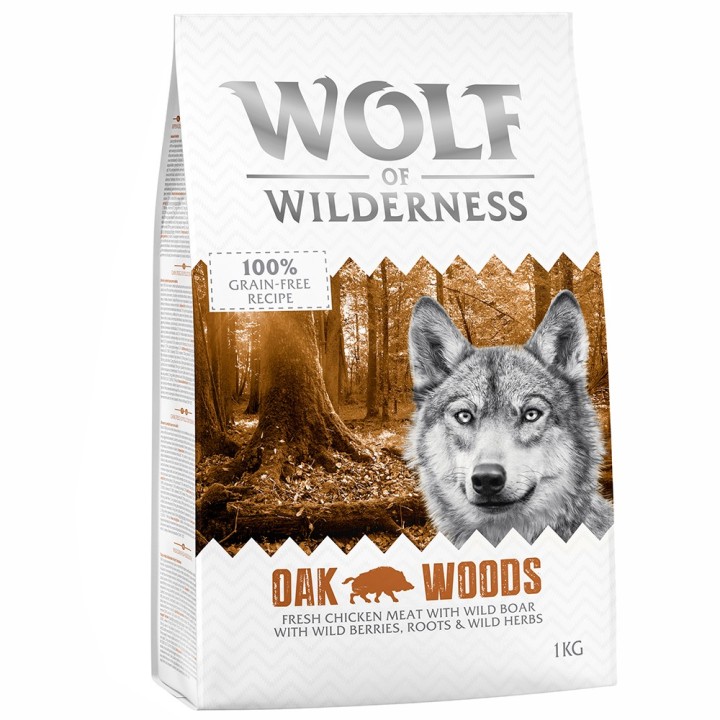 Wolf of Wilderness Adult "Oak Woods" Wildschwein - getreidefrei - 1 kg
