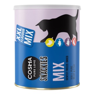 Sparpaket Cosma Snackies XXL Maxi Tube - 3 x Mixpaket 3 4 Sorten (480 g)
