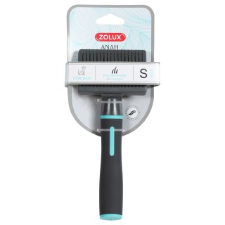 Zolux Anah Einziehbare Slicker-Bürste - Gr. S: L 7,5 x B 5 x H 18,5 cm