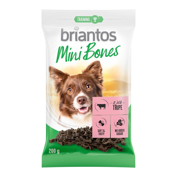 Briantos Mini Bones für Hunde - 2 x 200 g mit Pansen