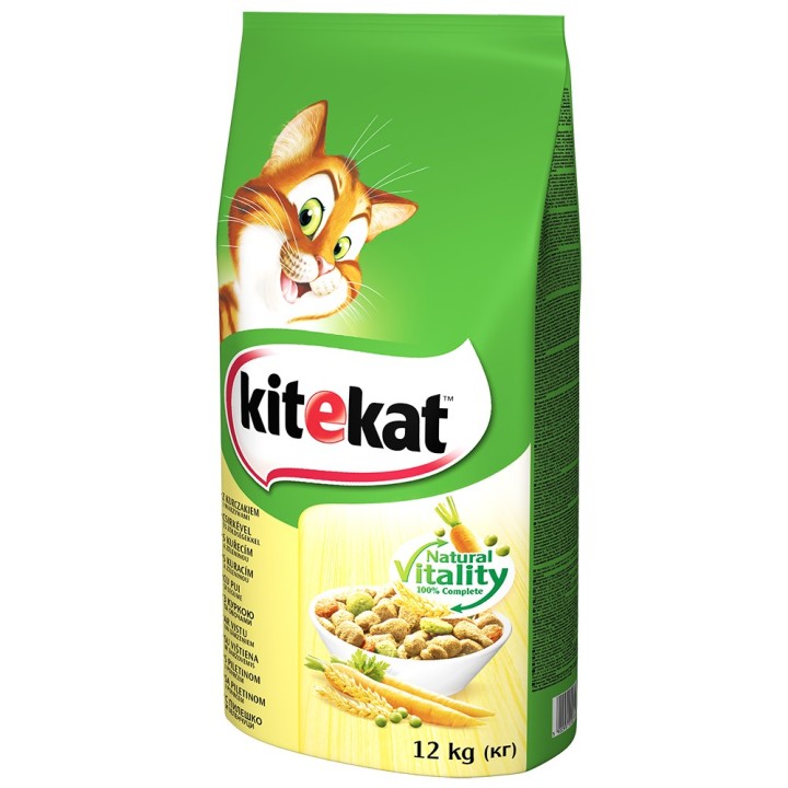 Kitekat Adult Huhn & Gemüse - 12 kg