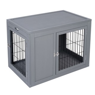 Modern Living Indoor Hundekäfig Berna - Größe M: ca. L 91,5 x B 58,5 x H 66,5 cm