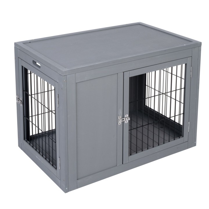 Modern Living Indoor Hundekäfig Berna - Größe M: ca. L 91,5 x B 58,5 x H 66,5 cm