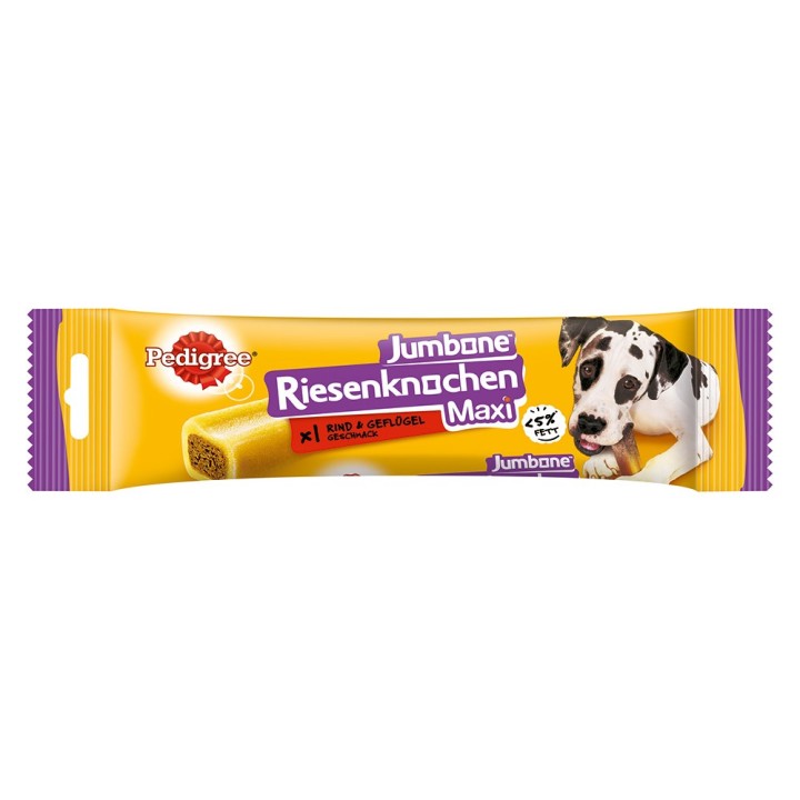 Pedigree Riesenknochen mit Rind - Sparpaket: Maxi 6 x 180 g (6 x 1 Stück)