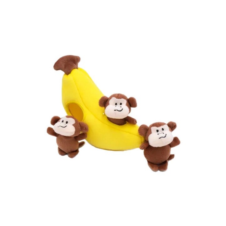 ZippyPaws Zippy Burrow Monkey 'n Banana