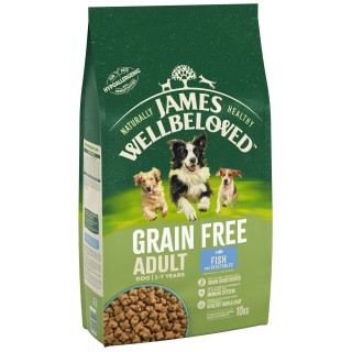 James Wellbeloved Grain Free Adult Dog Hypoallergenic Fisch & Gemüse - 10 kg