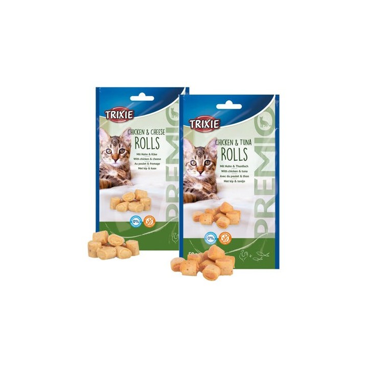 Trixie PREMIO Rolls - 50 g - Huhn und Thunfisch