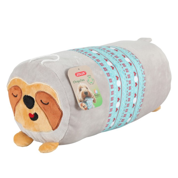 Zolux Chiquitos Hundespielzeug Faultier, lang - L 34,5 x B 16,5 x H 17 cm