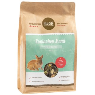 Mucki Kaninchen Menü Struktur Mix - 1,5 kg