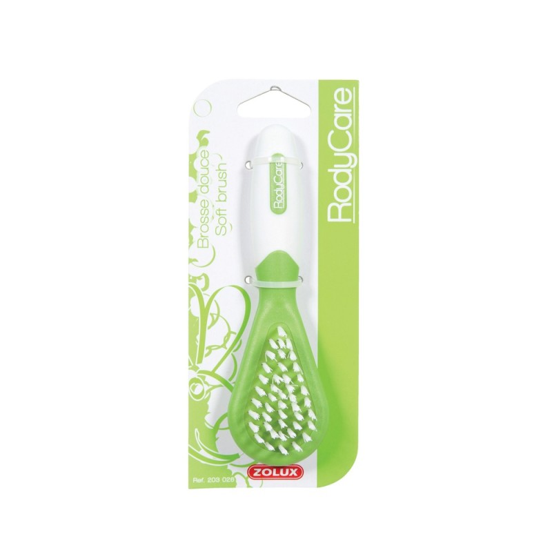 Zolux Soft-Bürste für Kleintiere - L 14,2 x B 4,2 x H 2,8 cm