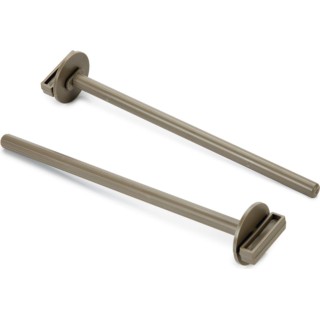 beeztees Plastiksitzstange mit Halter 22 cm - Mokka