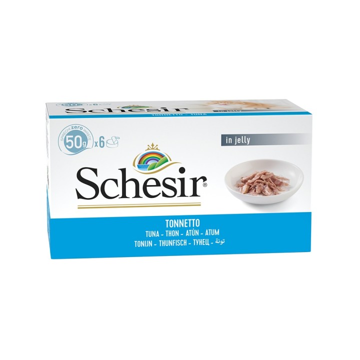 Schesir Small 6 x 50 g - Thunfisch in Gelee