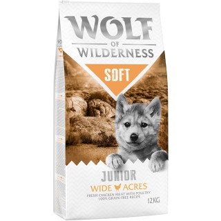 Wolf of Wilderness Junior "Soft - Wide Acres" Huhn - getreidefrei - 12 kg