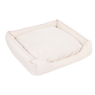 Modern Living Hundebett Helena - L 85 x B 80 x H 22 cm, beige