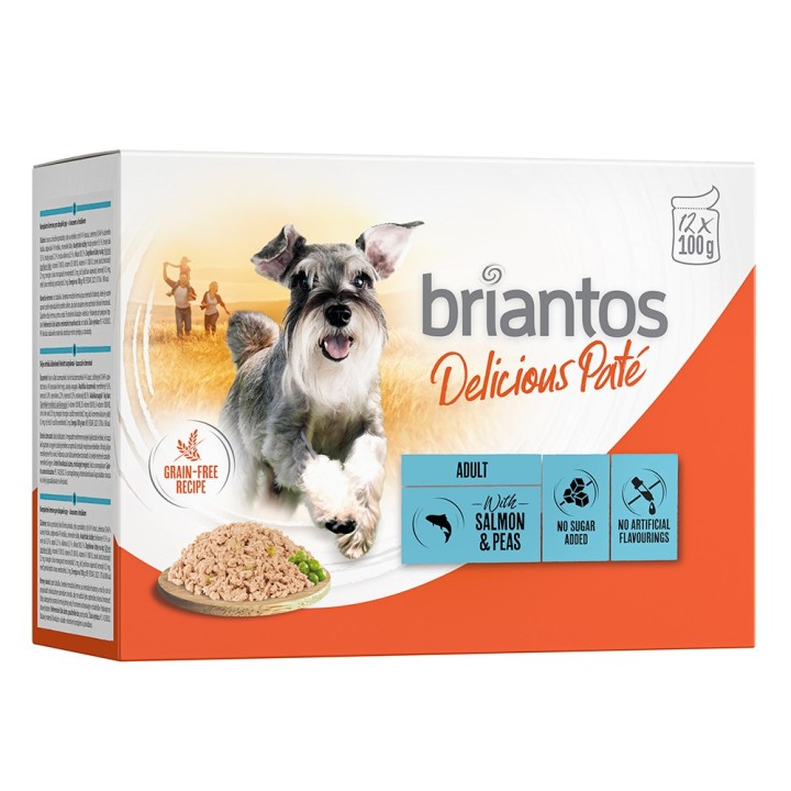 Briantos Delicious Paté 12 x 100 g - Lachs