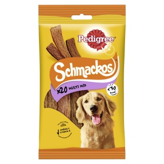 Pedigree Schmackos - Sparpaket: 3 x 144 g, 3 Sorten (60 Stück)