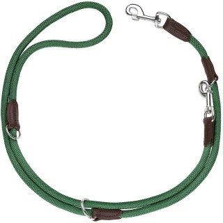 Hunter Verstellbare Führleine Freestyle, Tau dunkelgrün - 10/200
