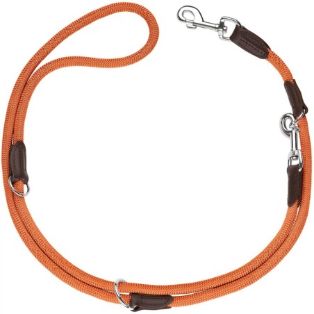 Hunter Verstellbare Führleine Freestyle, Tau orange - 8/200
