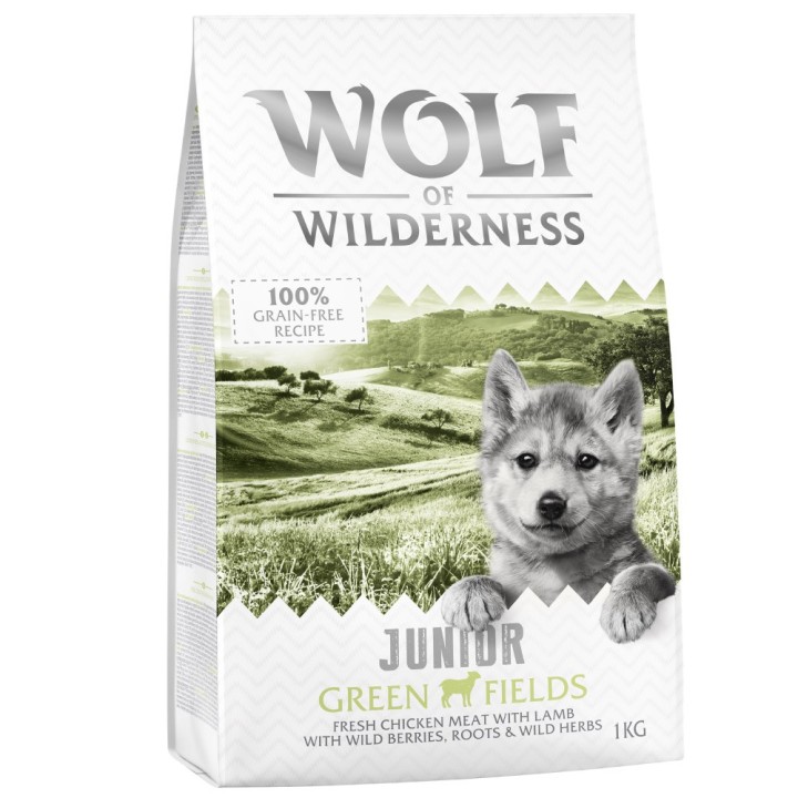 Wolf of Wilderness Junior "Green Fields" Lamm - getreidefrei - 1 kg