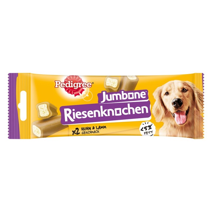Pedigree Riesenknochen mit Huhn und Lamm - Sparpaket: Medium 6 x 180 g (6 x 2 Stück)