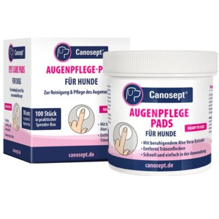 Canosept Augenpflege Pads für Hunde - 100 Stk