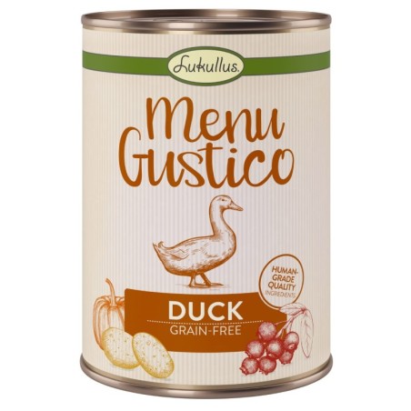 Lukullus Menu Gustico - Ente mit Karotte, Preiselbeeren und Rosmarin  - 6 x 400 g