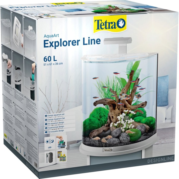 Tetra AquaArt Explorer LED 60L - weiß