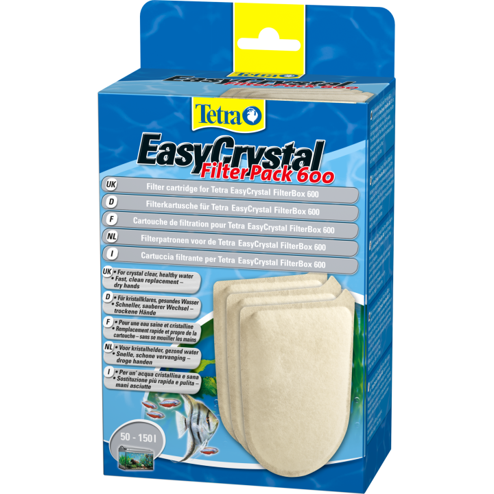 Tetra EasyCrystal Filter Pack 600 - 1 Set