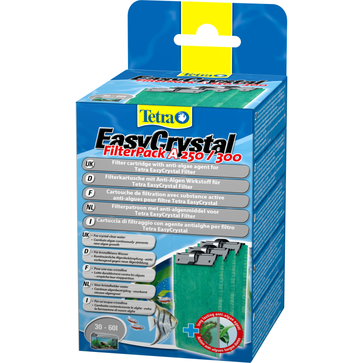 Tetra EasyCrystal Filter Pack A250/300 mit AlgoStop - 60L