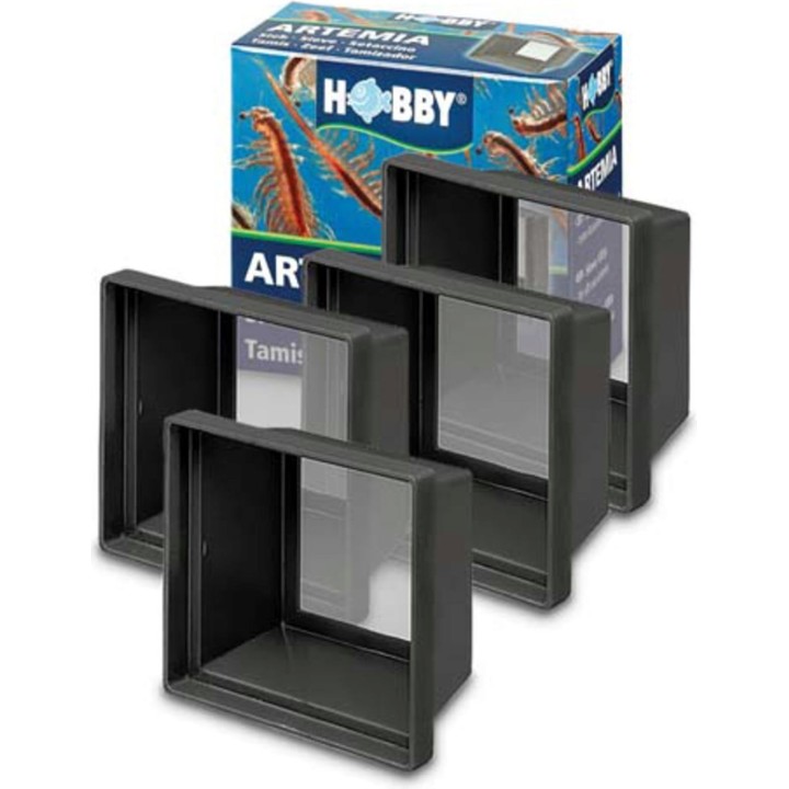 Hobby Artemia Siebkombination, 4 Siebe / 8,5 x 8 cm - 1 Stk