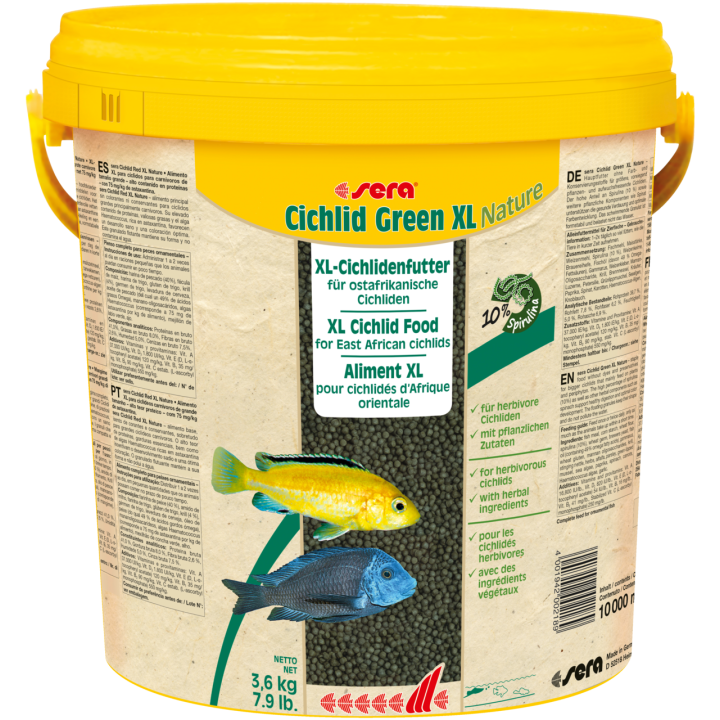 Sera Cichlid Green XL Nature - 10L