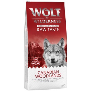 Wolf of Wilderness "Canadian Woodlands" Rind, Kabeljau & Truthahn - getreidefrei - 12 kg