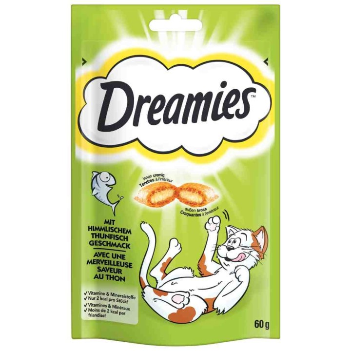 Dreamies Katzensnack Klassik - Sparpaket Thunfisch (6 x 60 g)