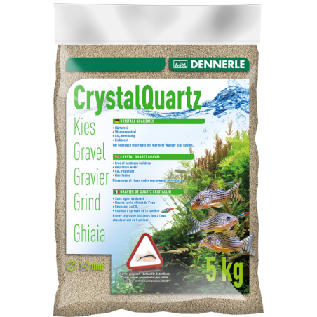 Dennerle Kristall-Quarzkies Naturweiß - 5 kg