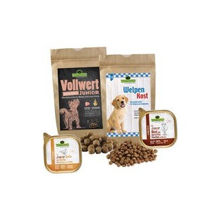 Testpaket für den Welpen, Trockenfutter - Nassfutter