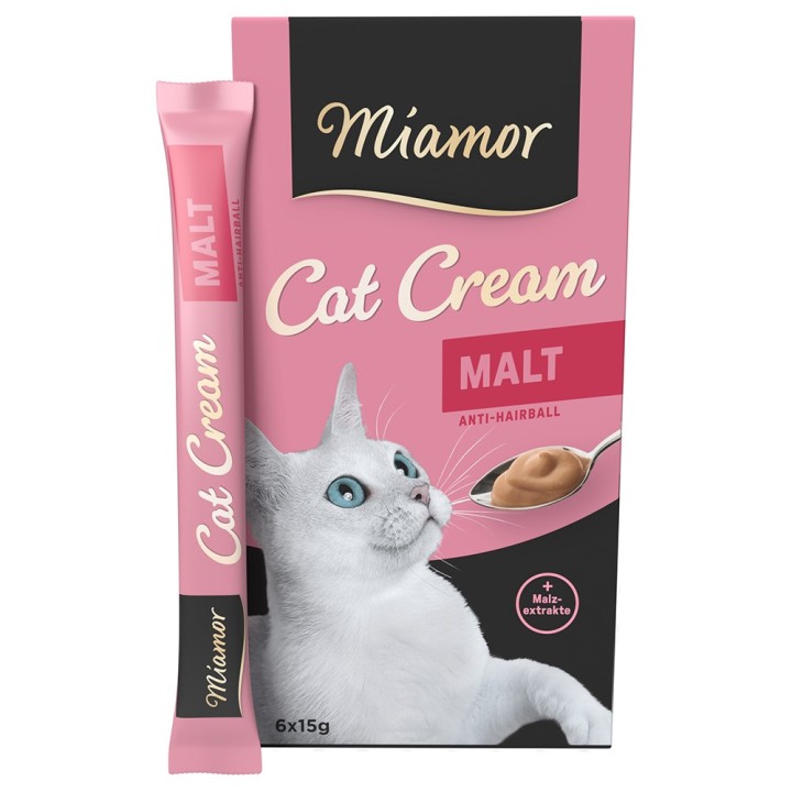 Miamor Cat Snack Malt-Cream - Sparpaket 24 x 15 g