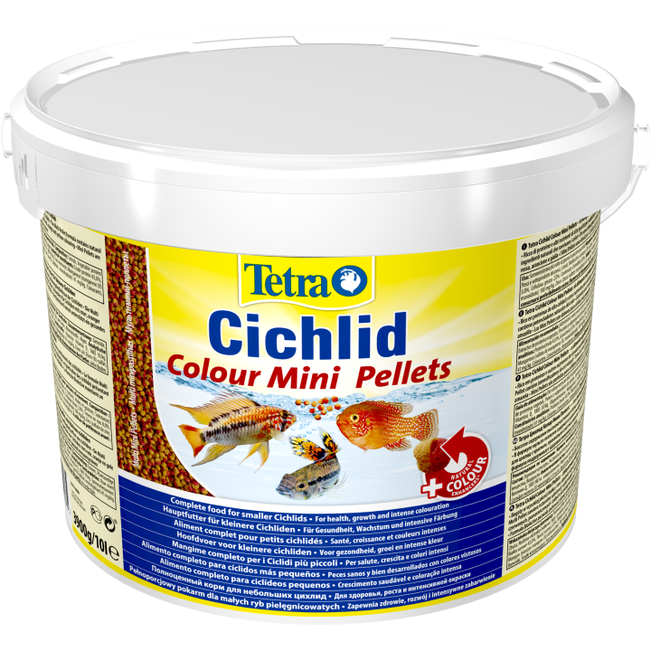 Tetra Cichlid Colour Mini Pellets - 10 l