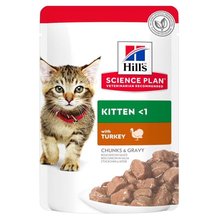 Hill's Science Plan Kitten  - Truthahn (12 x 85 g)