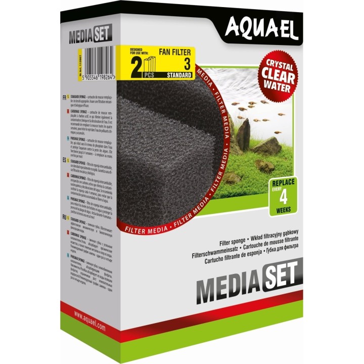 Aquael Filterschwamm STANDARD für FAN Plus Filter - FAN 3 plus