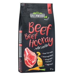 Greenwoods Rind mit Linsen, Kartoffeln und Karotten 12 kg
