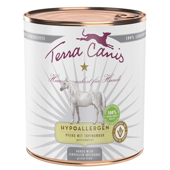 Terra Canis Hypoallergen 6 x 800 g - Pferd mit Topinambur