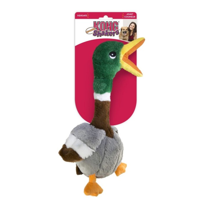 KONG Shakers Honkers Duck - Größe L: L 18 x B 15 x H 46 cm