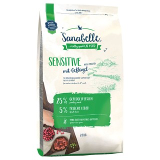 Sparpaket Sanabelle 2 x 2 kg - Sensitive mit Geflügel