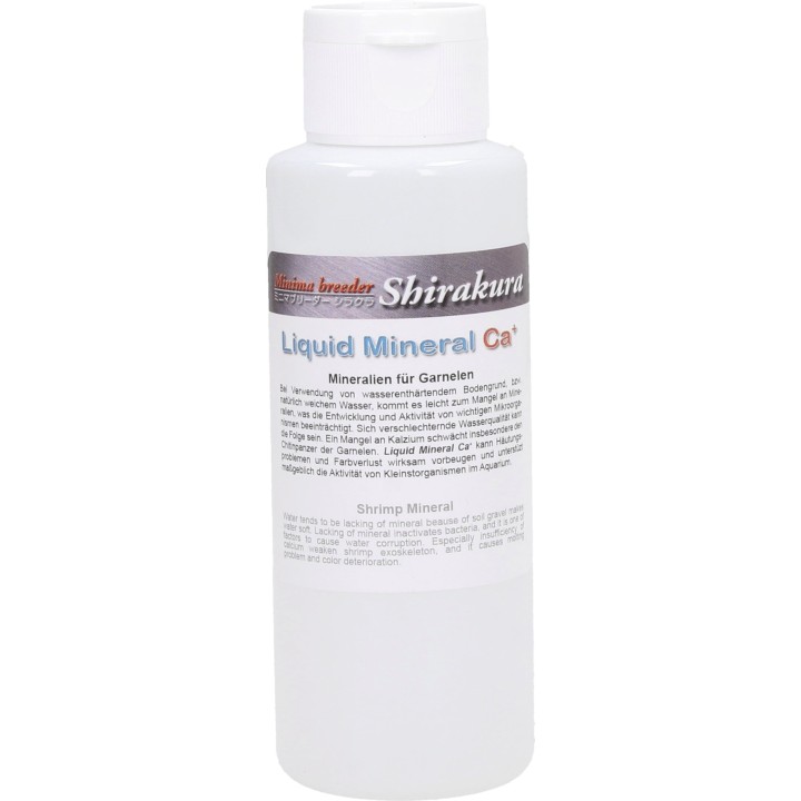 Garnelenhaus Shirakura Liquid Mineral Ca+ (Dosierflasche) - 100 ml