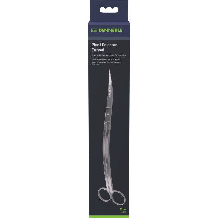 Dennerle Plant Scissors Curved, 25 cm